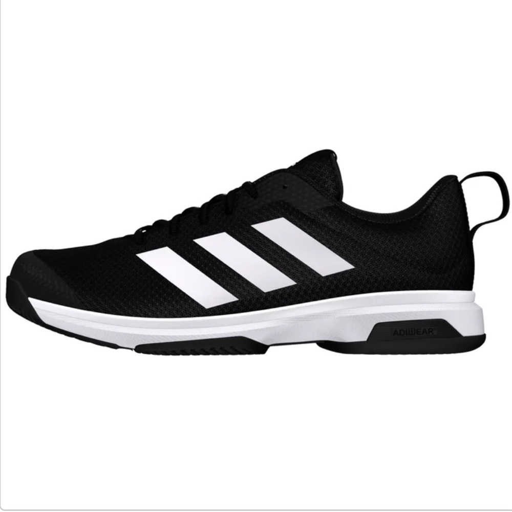 Adidas Adiwear Men’s Athletic Shoe Black and White Athletic Shoes 9.5 - Picture 2 of 3
